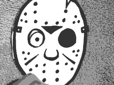 Jason Vorhees 13th card chris friday halloween horror illustration jason monster movie somekidchris wojcicki