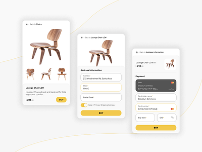Checkout chair check out checkout credit card credit card checkout daily ui dailyui design ui