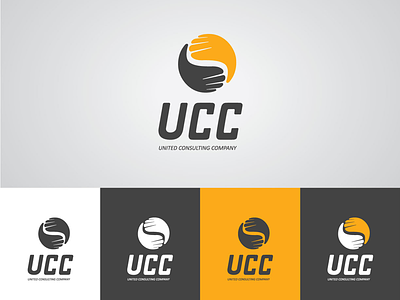 Logo United Consulting Company brand design identity logo