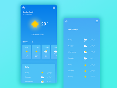 Weather App app weather