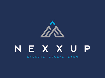 NexxUp Media logo logo design social media