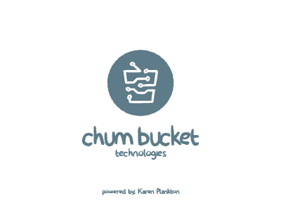 50 Day Logo Challenge... Day 6 challenge chum bucket identity illustrator logo logo challenge logo design plankton spongebob technology