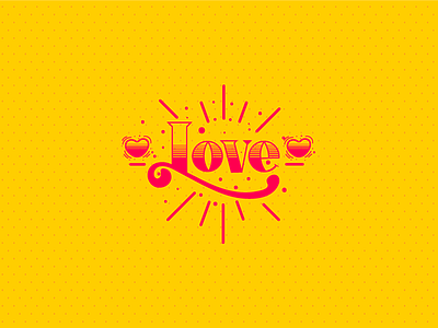 Love Letters graphic design lettering vector
