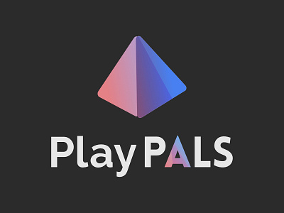 PlayPals Logo art colors friends logo music pals playlist social network unique