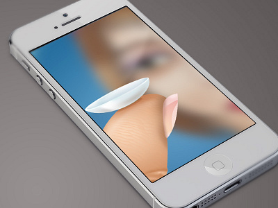 Eye Lens app eye eyewear glasses illustration iphone lens medical care