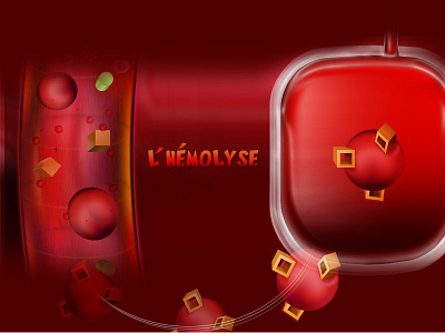 Hemolyse antibody antigen blood e learning globule hemolysis hémolyse illustration red blood cells