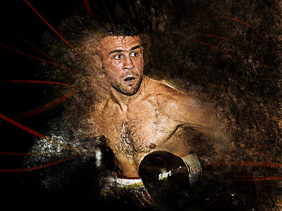 Boxer splatters boxer boxing dust effect event explosion movement photography poster splatters visual
