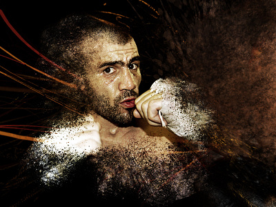 Boxing Visual boxe boxer boxing camera raw dust event flyer photgraphy photography effect photoshop poster splatters sport visual visual illustration