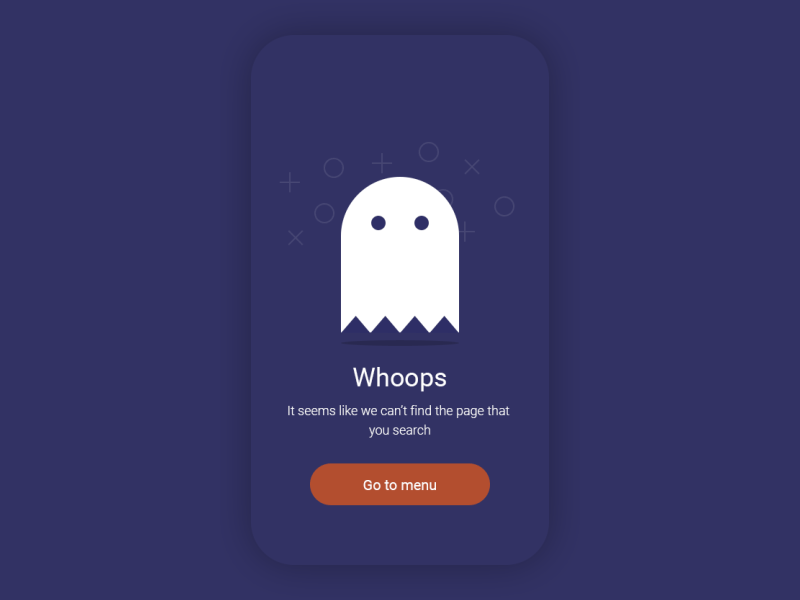 App error page by Igor Tlusty on Dribbble