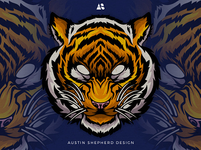Tiger Mascot Design cat esports graphic design icon illustration illustrator logo mascot procreate sports design sports logo tiger tiger design vector