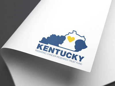 Kentucky Pediatric Cancer Trust Fund Branding branding cancer design graphic graphic design identity kentucky logo pediatric pediatrics research state symbol typography vector