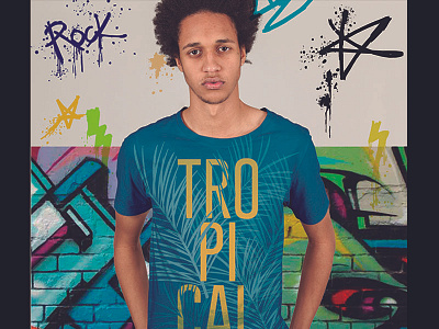 Urbano Tropical diseñografico estampacion moda serigrafia