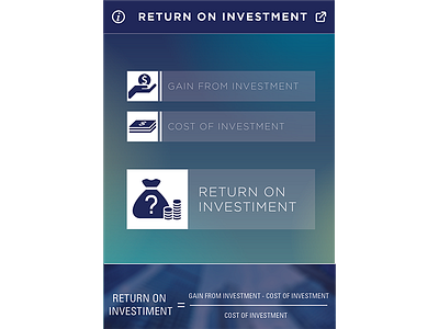 WIP | ROI | Android App android app calculator return on investment ui ux wip