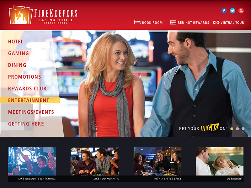 FireKeepers Casino Hotel By Irisi Tole On Dribbble   Update Fkch Website 01 