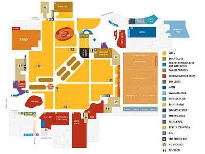 Property Map casino directions map print