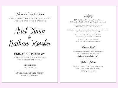 Wedding Invite