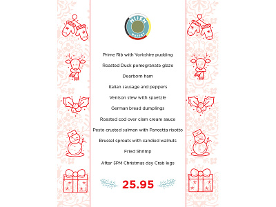 Mijem Christmas Menu 2015 2015 christmas menu print