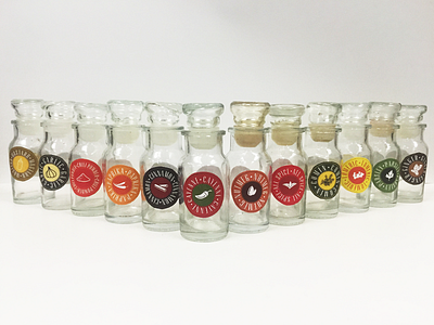 Spice Bottle Label Designs bottles circles label rack spice rack spices