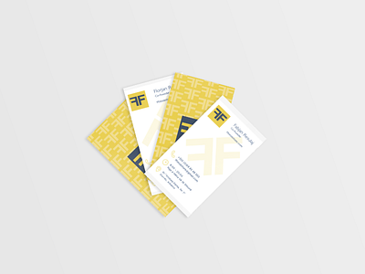 FF Business Cards branding business cards pattern print