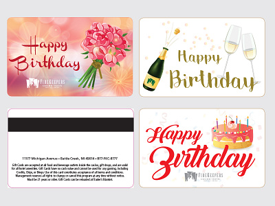 Birthday Gift Card Options