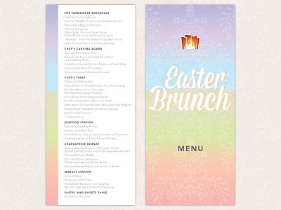 Easter Brunch Menu