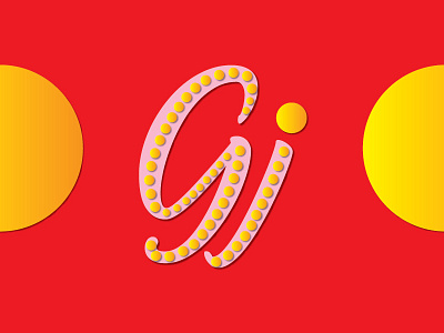 Gj alphabet design gj grand rapids letter michigan personal project stylization