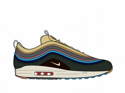 Air Max 97 Wotherspoon design fashion graphic hypebeast illustration illustrator nike photoshop shoes wotherspoon