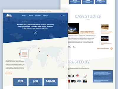 Homepage design layout typography webdesign website