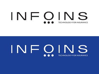 InfoIns Logo branding design illustration logo typography