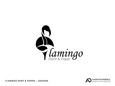 Flamingo Logo art branding creative design flamingo illustration logo vector visual design