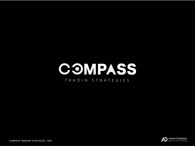 COMPASS art branding creative design illustration logo minimal typography vector visual design