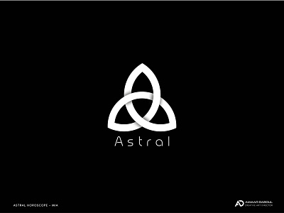 ASTRAL art branding creative design flat illustration logo minimal typography website