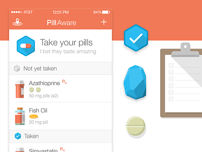 PillAware apps ios iphone medicine mobile pills tracking