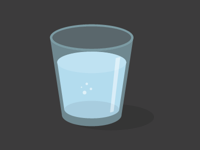 Glass of Water glass illustration illustrator water