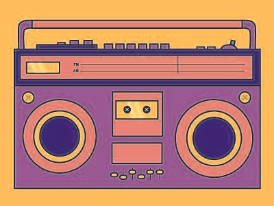 Retro Boombox