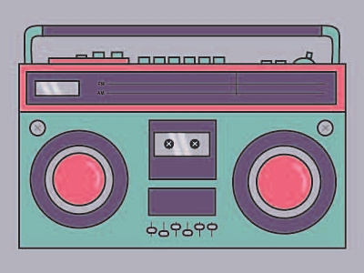 Retro Boombox