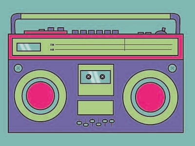 Retro Boombox