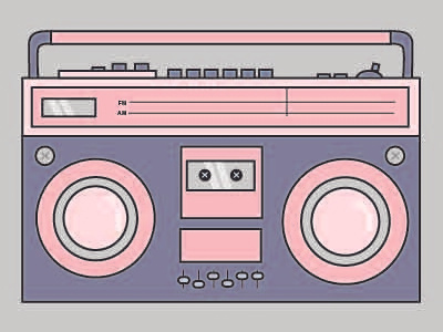 Retro Boombox