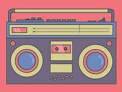 Retro Boombox