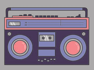 Retro Boombox