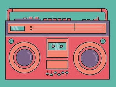 Retro Boombox