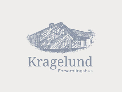 Kragelund Forsamlingshus logo branding design illustration logo