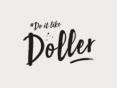 Doitlikedoller design typography