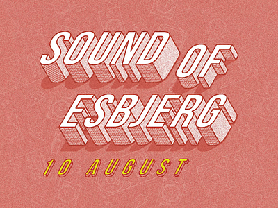 Sound of Esbjerg branding design graphic design graphicdesign typography