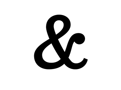 Ampersand ampersand font type design typeface