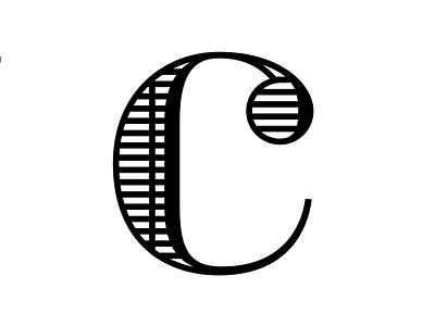 C custom font initial lettering typeface