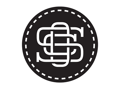 Monogram logo badge lettering logo monogram type