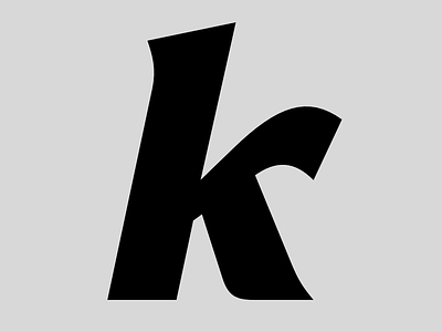 k font italic type design typeface
