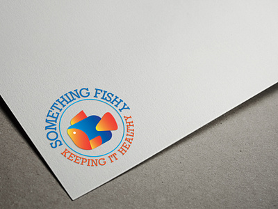 Logo of Something Fishy with Mockup