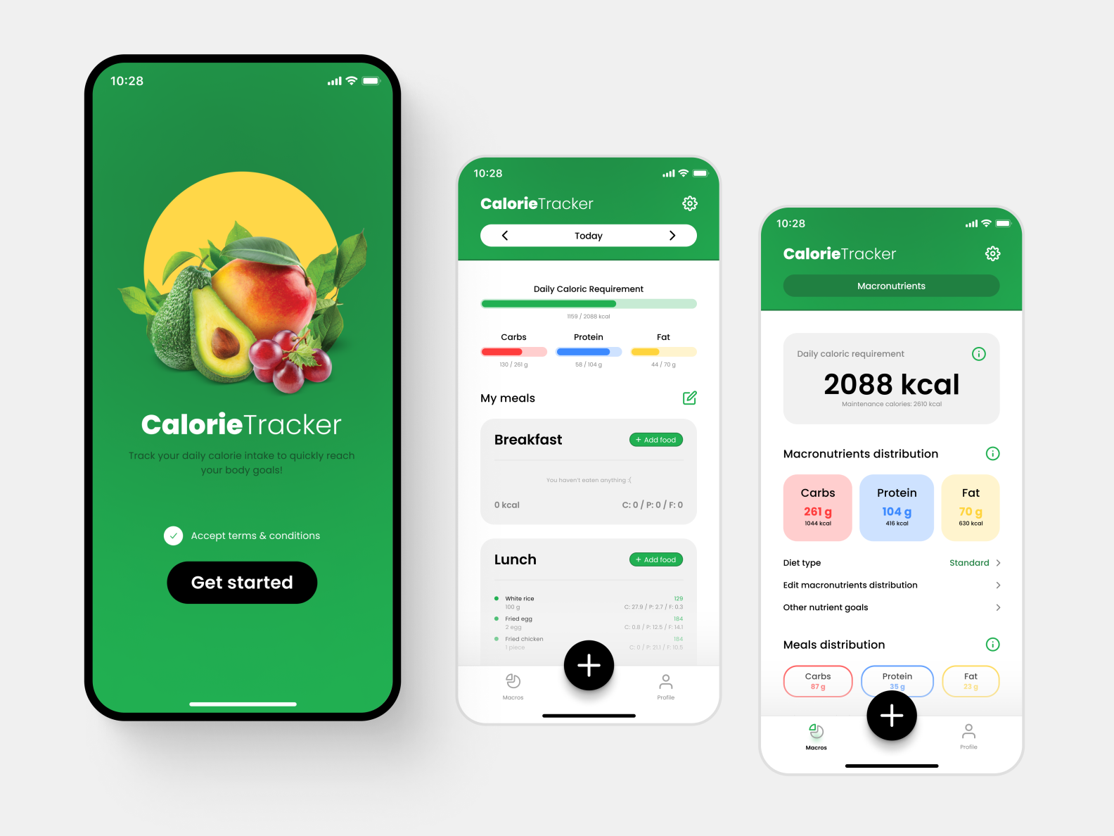 Calorie Tracker App 